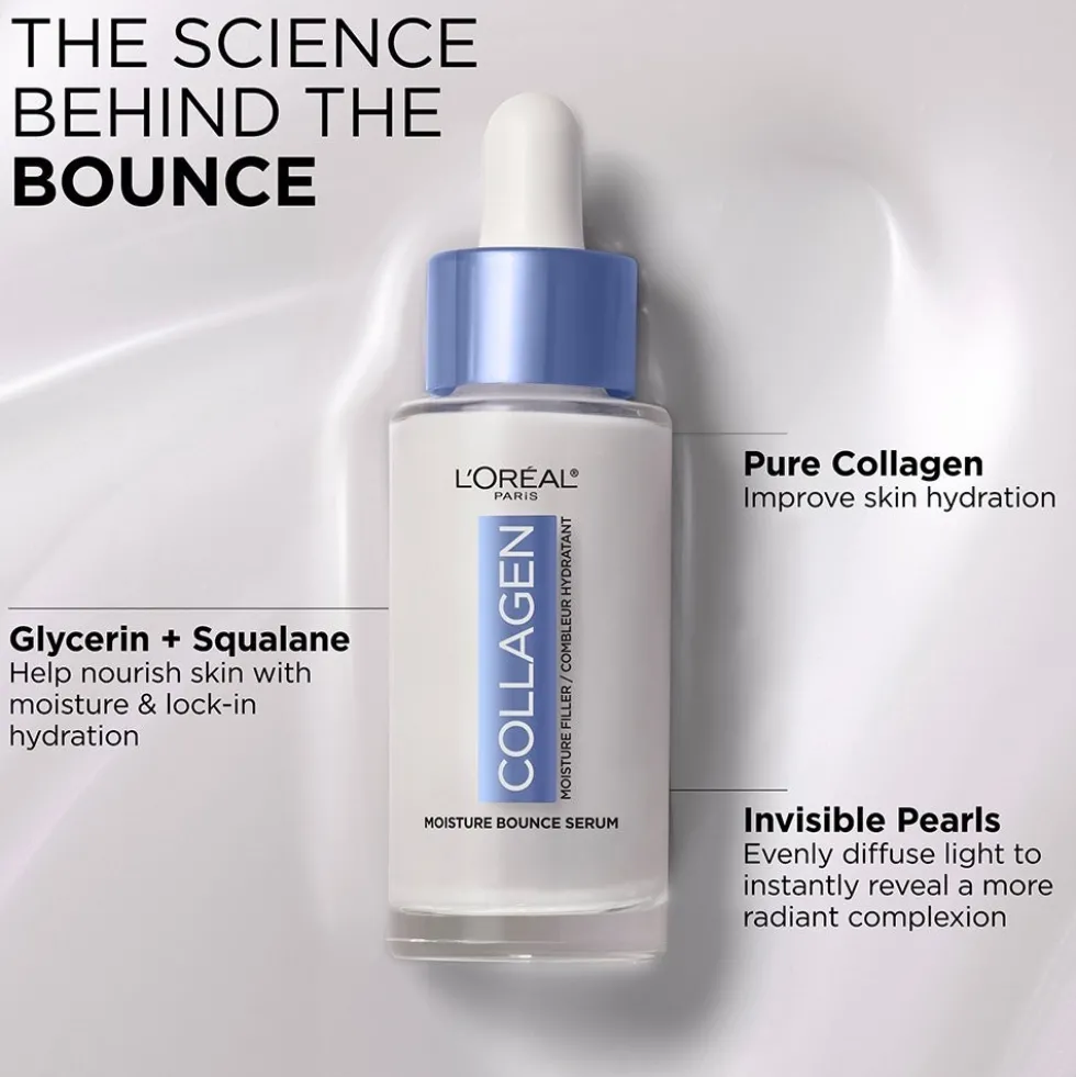 Collagen Moisture Filler Bounce Serum for Hydration & Glass Skin Glow