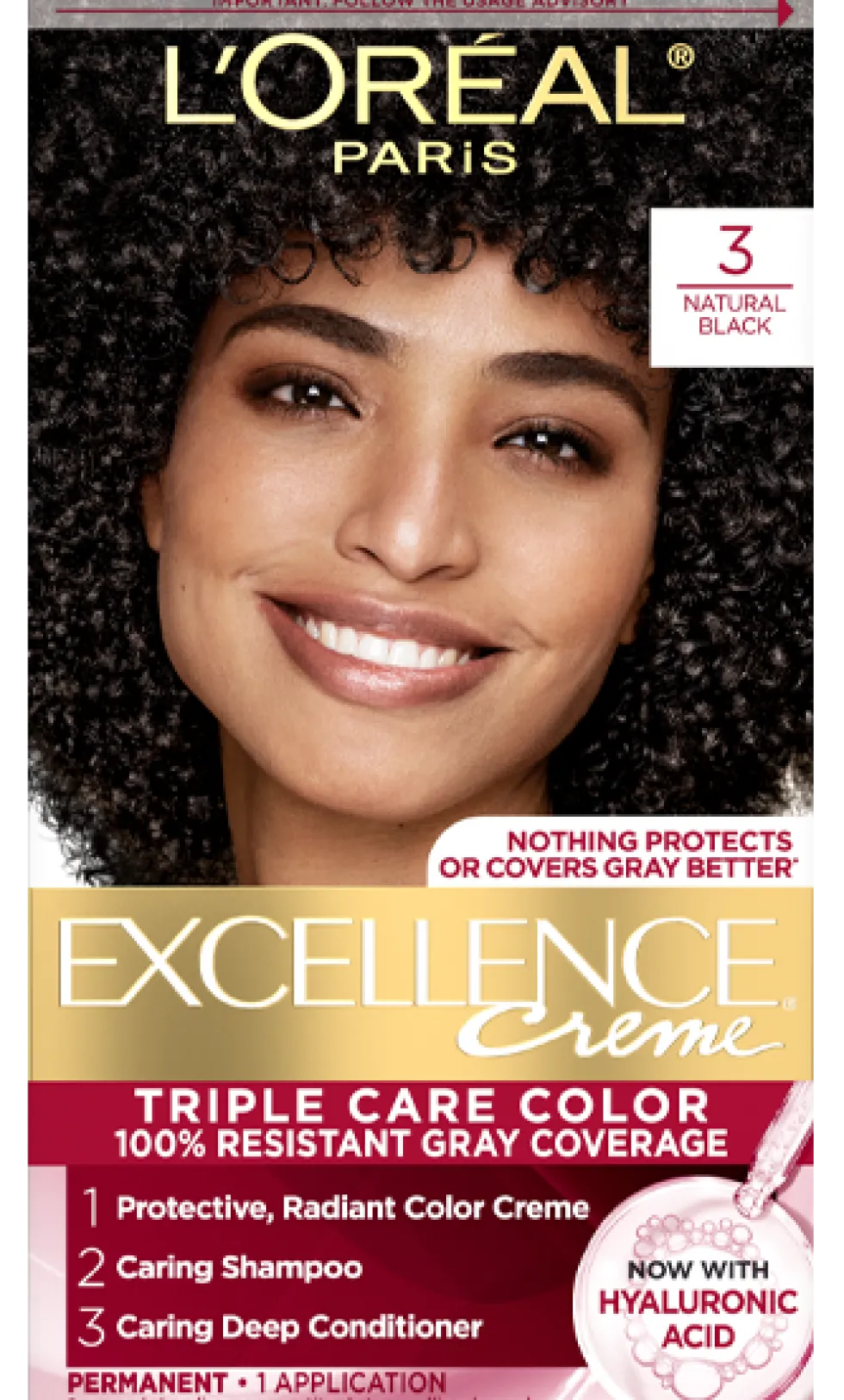 Crème Triple Care Permanent Hair Color for 100% Gray Hair Coverage