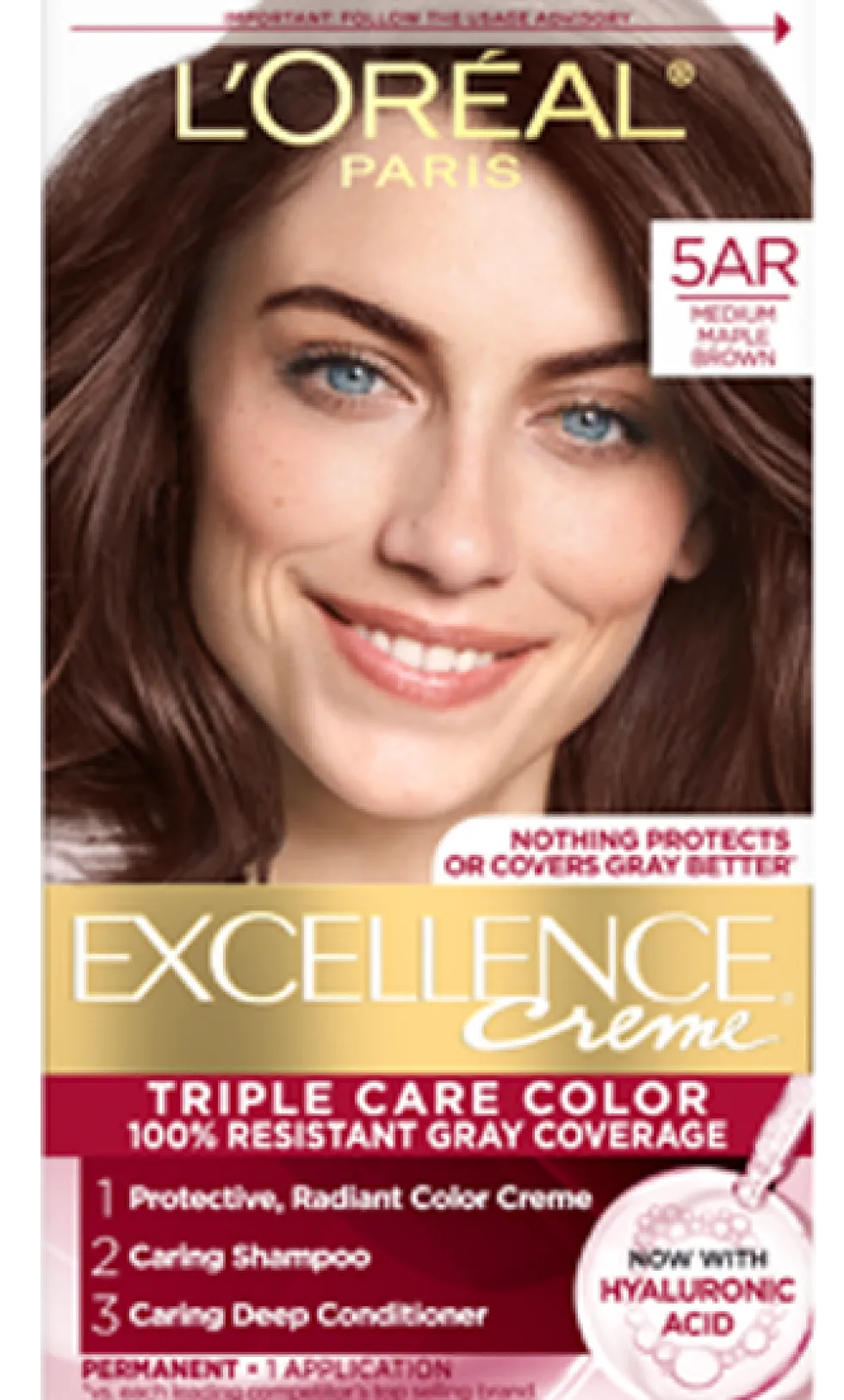 Crème Triple Care Permanent Hair Color for 100% Gray Hair Coverage