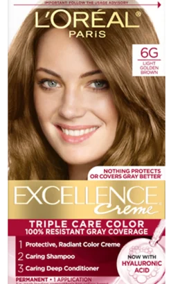 Crème Triple Care Permanent Hair Color for 100% Gray Hair Coverage