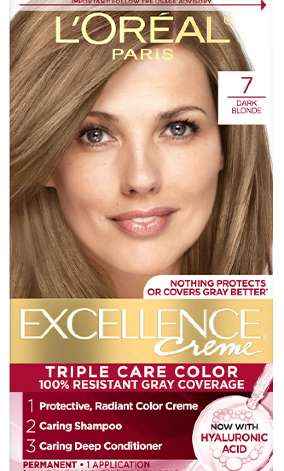 Crème Triple Care Permanent Hair Color for 100% Gray Hair Coverage