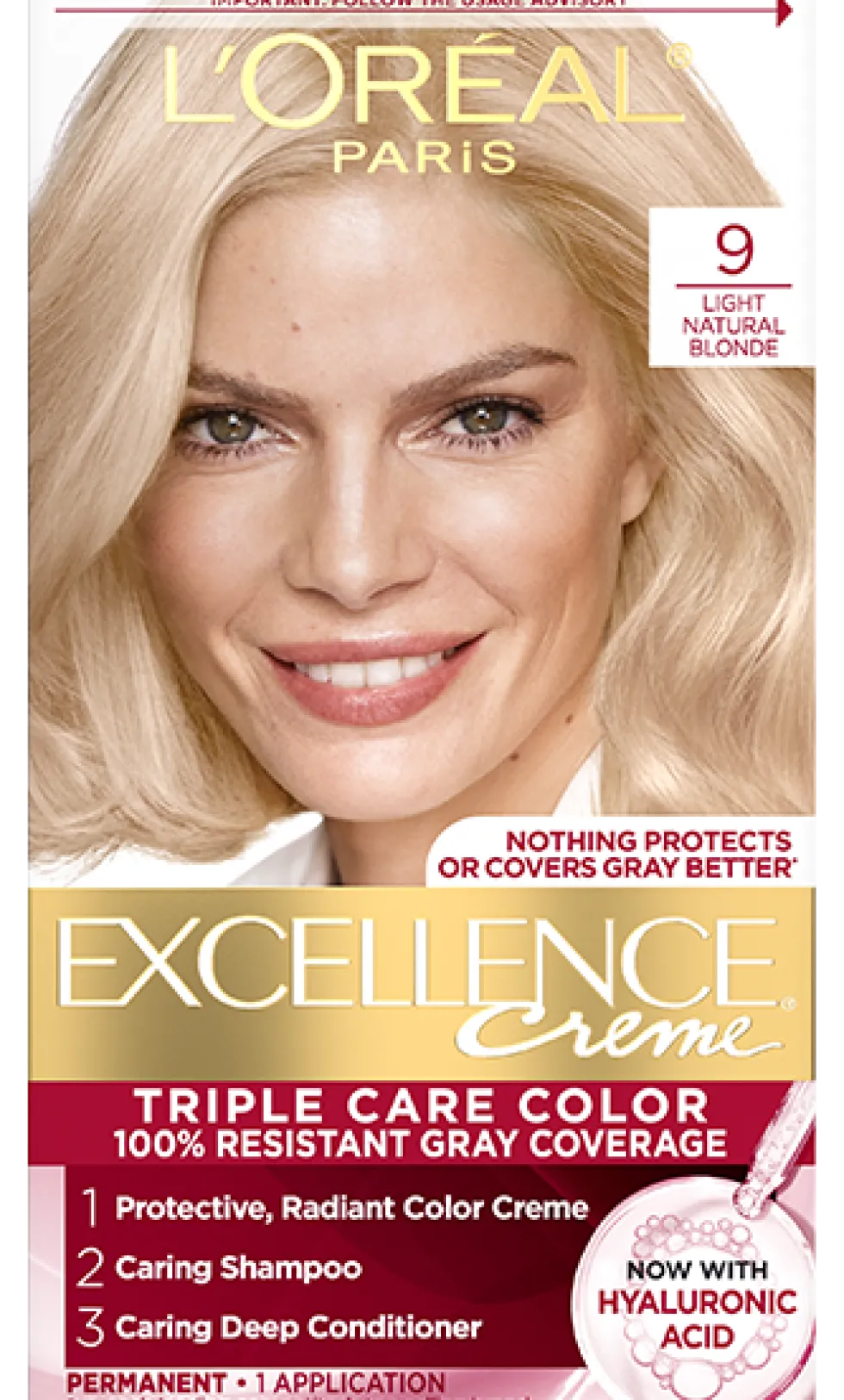 Crème Triple Care Permanent Hair Color for 100% Gray Hair Coverage