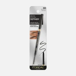 Definer Mechanical Waterproof Ultra-Fine Tip Eyebrow Pencil with Spoolie Brush