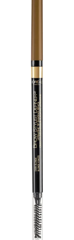 Definer Mechanical Waterproof Ultra-Fine Tip Eyebrow Pencil with Spoolie Brush