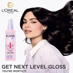Elvive Glycolic + Gloss High Shine Leave-in Serum for Glossy Hair