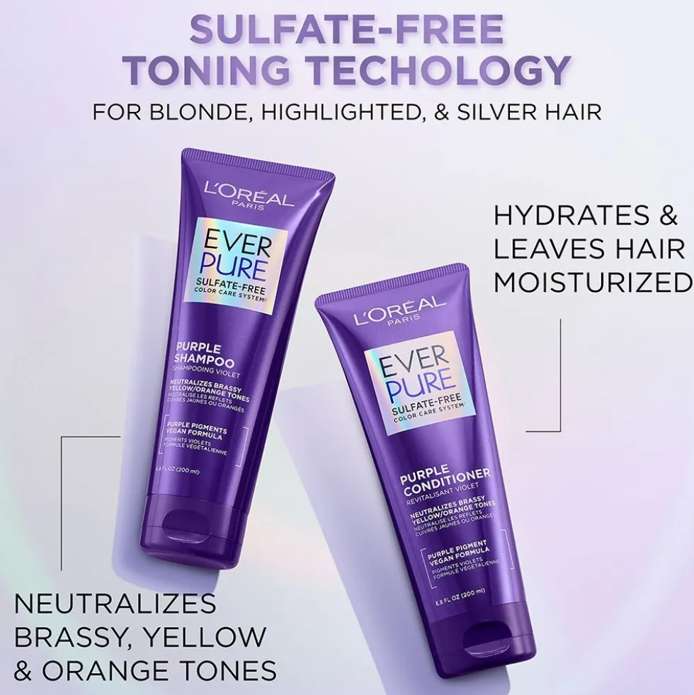 Ever Pure Purple Shampoo & Conditioner Kit