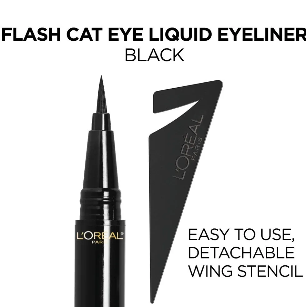 Flash Cat Eye Waterproof Brush Tip Liquid Eyeliner