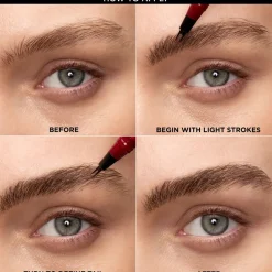 Hair-Like Brow Filling Pen for Sparse Brows