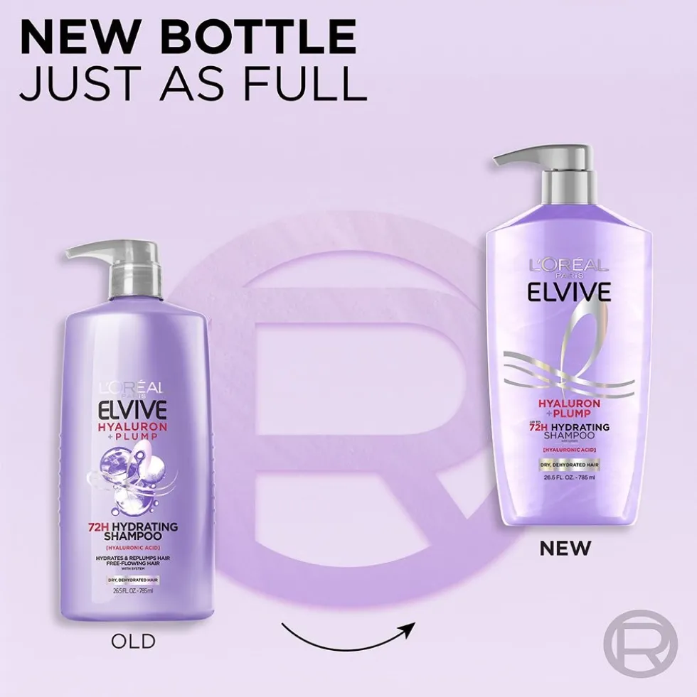Hyaluron + Plump Hydrating Shampoo with Hyaluronic Acid for Dry Hair