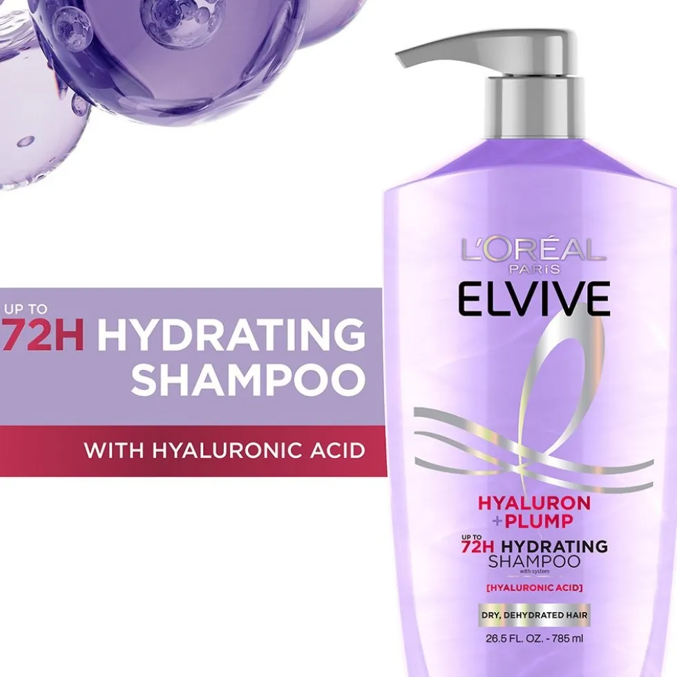 Hyaluron + Plump Hydrating Shampoo with Hyaluronic Acid for Dry Hair