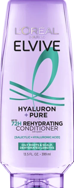 Hyaluron + Pure 72H Rehydrating Conditioner, Oily Hair