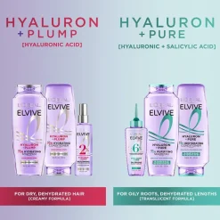 Hyaluron Pure 72H Rehydrating Conditioner, Oily Hair
