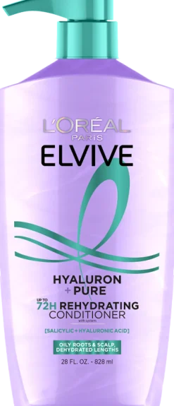 Hyaluron Pure 72H Rehydrating Conditioner, Oily Hair