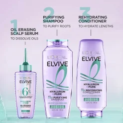 Hyaluron Pure 72H Rehydrating Conditioner, Oily Hair