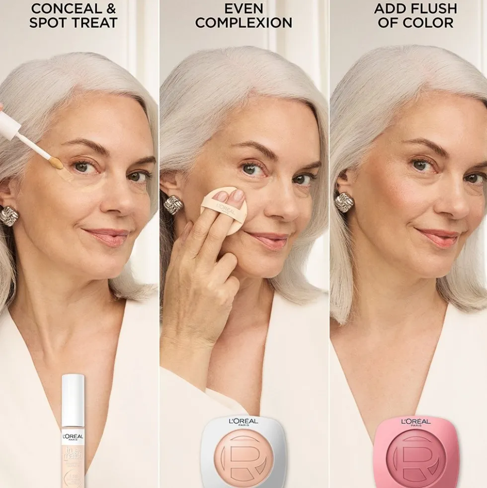 Hyaluron Tinted Balm Foundation for Mature Skin with Buildable Light to Medium Coverage