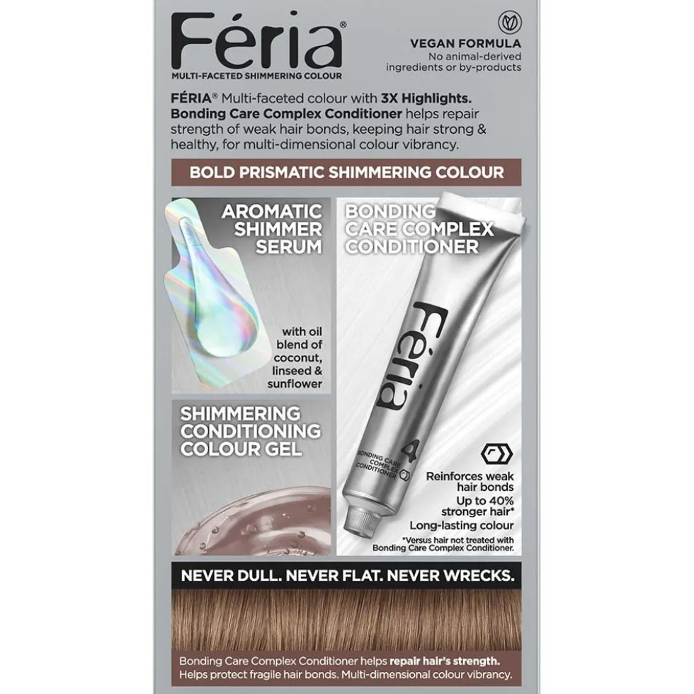 Multi-Faceted Shimmering Permanent Hair Color with Deep Conditioning