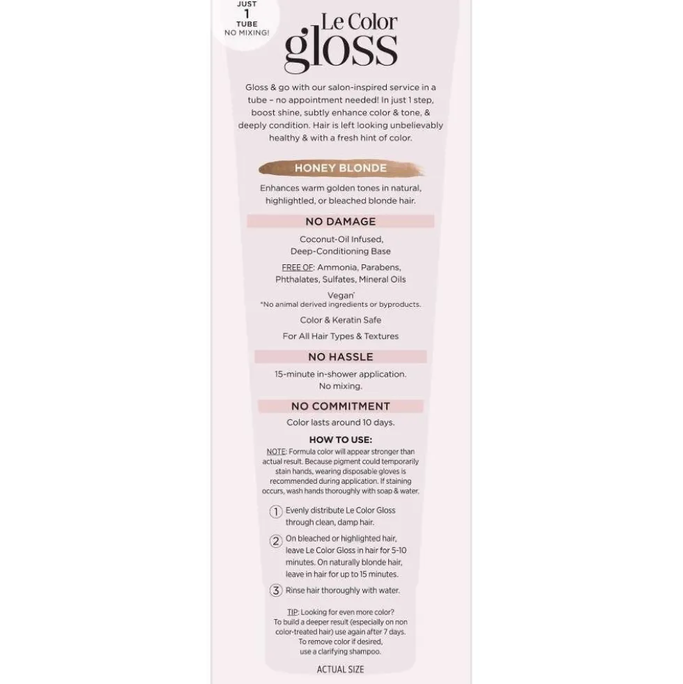 One Step In-Shower Toning Gloss