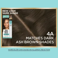 Permanent 10-Minute Root Coloring Kit for 100% Gray Hair Coverage