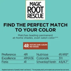 Permanent 10-Minute Root Coloring Kit for 100% Gray Hair Coverage