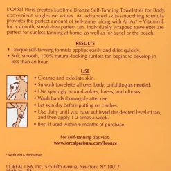 Self-Tanning Body Towelettes