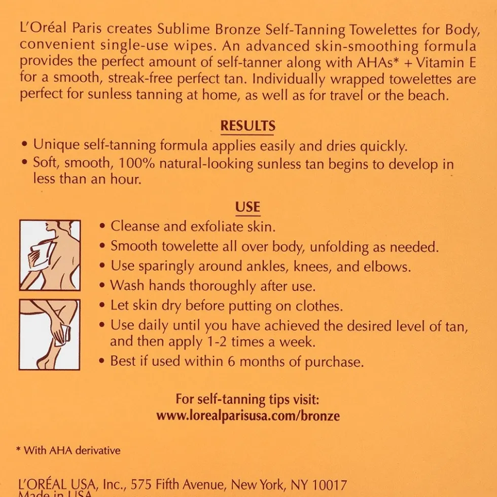 Self-Tanning Body Towelettes