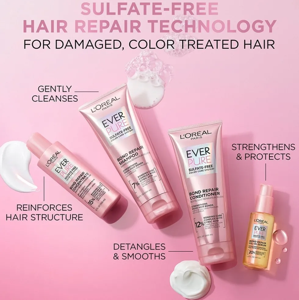 Sulfate Free Bond Repair+ Shampoo with Bond + Amino Acid Complex