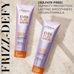 Sulfate Free Frizz Defy Shampoo with Marula Oil
