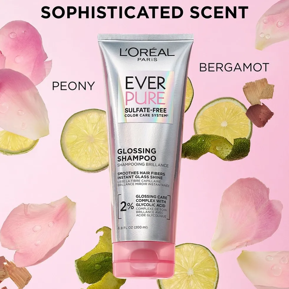 Sulfate-Free Glossing Shampoo for Shiny Hair