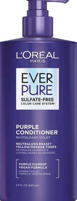 Sulfate Free Purple Conditioner for Toning Blonde Hair