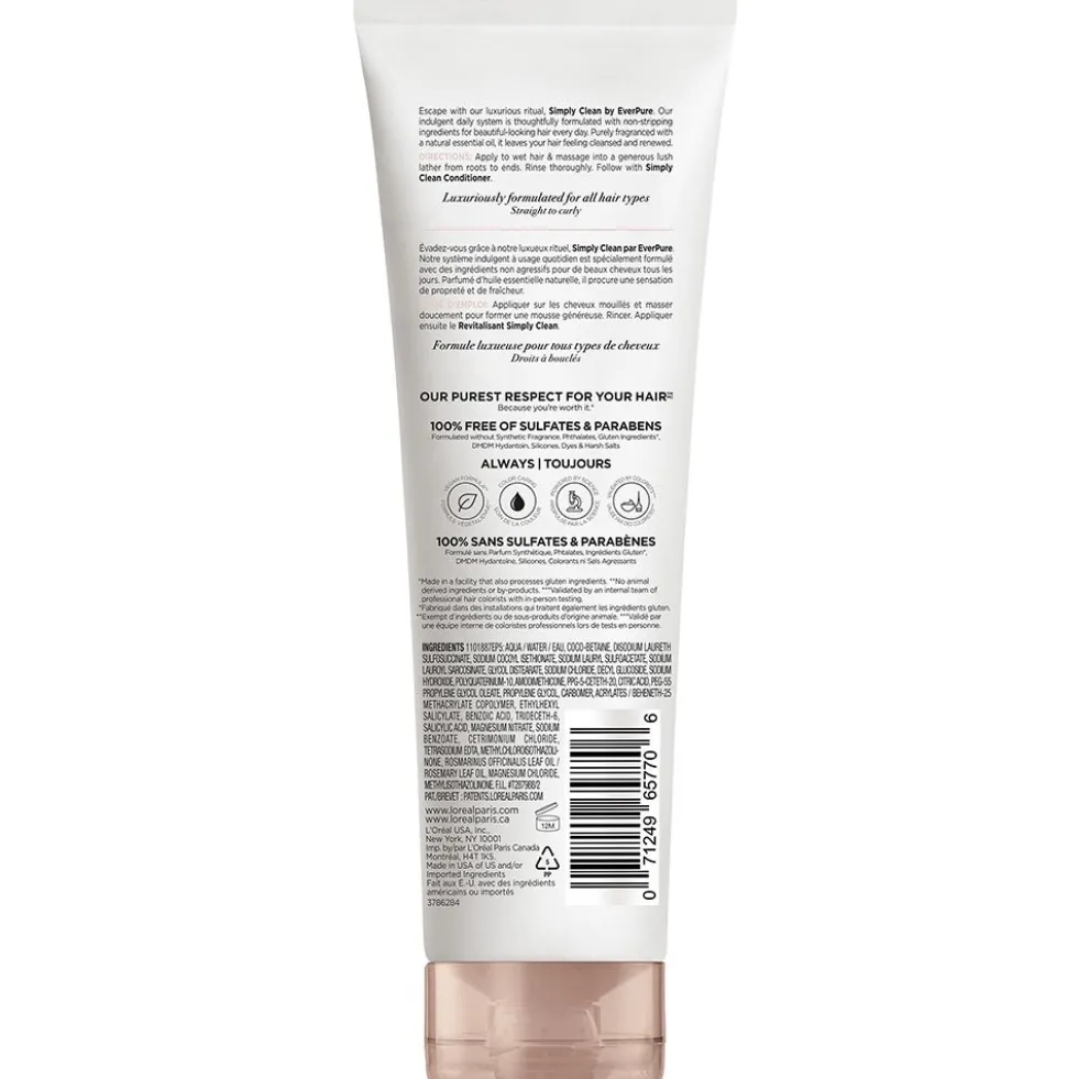 Sulfate Free Simply Clean Shampoo with Essential Oil