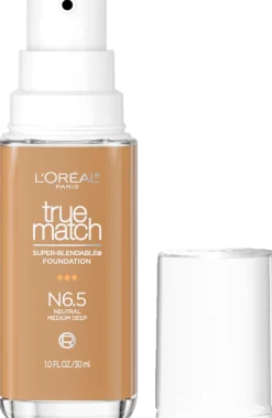 True Match Super-Blendable Skincare Infused Foundation for Buildable Medium Coverage