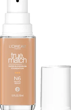 True Match Super-Blendable Skincare Infused Foundation for Buildable Medium Coverage