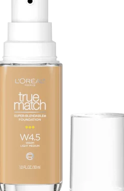 True Match Super-Blendable Skincare Infused Foundation for Buildable Medium Coverage