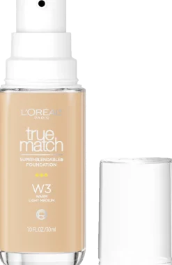 True Match Super-Blendable Skincare Infused Foundation for Buildable Medium Coverage